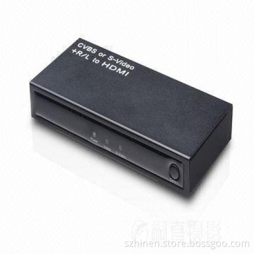 CVBS or S-Video + R/L to HDMI Converter